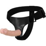 Lilitu Shop 19 cm Belden Bağlamalı Içi Dolu Strapon Penis