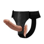 Lilitu Shop Belden Bağlamalı Çift Taraflı İçi Dolu Strapon Penis