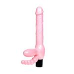 Lilitu Shop Çift Taraflı Strapon Belden Bağlamalı G-Spot Vibratör Anal Plug