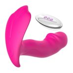 Lilitu Shop USB Şarjlı Uzaktan Kumandalı Gıdıklama Fonksiyonlu Çamaşır Altı Isıtmalı Teknolojik Vibratör BDM1539
