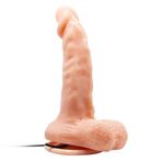 LilituShop 17 cm Gerçekçi Titreşimli Dıldo Vibrator BDM8018A