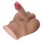 LilituShop 2 İşlevli Realistik 17,3 cm Penısli Anal Girişli Erkek BDM1373