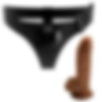 LilituShop 20 cm Belden Bağlamalı İçi Dolu Strapon Melez Penıs BDM1273