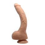LilituShop 27 cm Titreşimli Gerçekçi Kalın Dıldo BDM1251