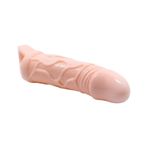 LilituShop 3 cm Dolgulu Penis Kılıfı Uzatmalı Dildo B1188