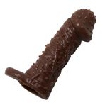 LilituShop 4 cm Uzatmalı Damarlı Penis Kılıfı BDM1613