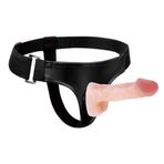 LilituShop Belden Bağlamalı İçi Dolu Çift Strapon Penis BDM2034