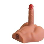 LilituShop Gerçekçi Yapıda Realistik İleri Geri Hareketli 17,5 cm Penisli Erkek Vücut BDM1591
