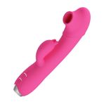 LilituShop USB Şarjlı 3 Emme ve 12 Titreşim Fonksiyonlu 19,8 cm Teknolojik Vibrator BDM1364