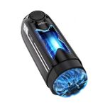 LilituShop USB Şarjlı Isıtmalı İleri Geri Hareketli Titreşimli Emme Vakum Ayarlı Sesli Masturbatör - Leten X Pro BDM1572
