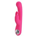 LilituShop USB Şarjlı Led Göstergeli 10 Fonksiyonlu Klitoris Uyarıcılı Teknolojik Vibrator BDM1338