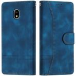LiLula Samsung Galaxy J7 2017/ J730 Kılıfı ile Uyumlu, Cep Telefonu Kılıfı Samsung J7 2017/ J730, Galaxy J7 2017/ J730 Kılıf Katlanabilir Deri Ters Çevirmeli Cüzdan Kılıfı (Mavi)