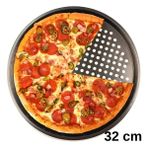 Lily Home Multiamo Teflon Delikli Pizza Tepsisi-Tavası/ Lahmacun Pide Tepsisi 32 cm