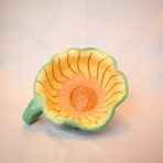 Lily & Loly Ceramics Yeşil Çiçek Kupa El Yapımı Seramik Kupa 120ML Çiçekli Kupa