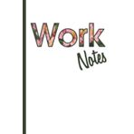 Lily of the Incas - Work Notes Notebook - Green: Lined Notebook Journal