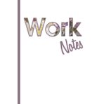 Lily of the Incas - Work Notes Notebook - Purple: Lined Notebook Journal | Botanicals Notebook | 6 x 9" | Narrow Ruled (.25") | 120 Pages | Contents | Numbered Pages