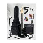 LİLYA Hss Elektro Gitar Amfi Kulaklık Full Set (PICKGUARD DEĞİŞKENLİK GÖSTEREBİLİR)