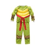 Lily&her friends - Çocuklar için Süper Kahraman Serisi Cosplay Kostümü, Noel Çocuk Marvel Cosplay Erkek Cadılar Bayramı Süslü Elbise Kostüm Seti, 2-8 Yaş (Ninja Kaplumbağalar, Boy 90-105 cm)