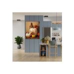 Lilyhobbyland (3803) Renkli Baskılı Sayılarla Boyama Hobi Seti (Çerçeveli) 40x50 cm: Bal Kabağı
