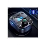 Lım-Sa Car X8 Arac Fm Transmitter 5.0 Bluetooth Arac Kiti Usb Mp3 Sd Kart Cakmaklik Girisli Oto Muzik Calar