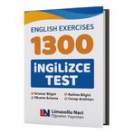 Limasollu Naci Öğretim Yayınları Ingilizce 1300 Test, Ingilizce Sınavlara Hazırlık Kitabı, Gramer, Kelime ve Okuma-Anlama Testleri