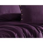 Limasso Gofre Çift Kişilik Nevresim Takımı Paradiso Mor - Renkli - 200 x 220 cm