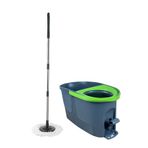 Lime Pedallı Turbo Temizlik Seti - Microfiber Bezli - Döner Başlıklı Otomatik Kova Seti-Üretici Garantili