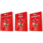 Limit 10. Sınıf Edebiyat + Tarih + Coğrafya Soru Bankası Seti 3 Kitap 2023
