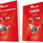 Limit 10. Sınıf Edebiyat + Tarih Soru Bankası Seti 2 Kitap 2023