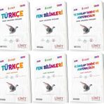 Limit 8. Sınıf Matematik + Türkçe + Fen + İnkılap + İngilizce Konu Föyleri + Soru Seti 10 Kitap 2023