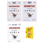 Limit AYT Matematik Edebiyat ve Geometri Soru Bankası 3lü Set + Planlama Defteri