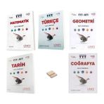 Limit TYT Matematik Türkçe Geometri Tarih ve Coğrafya Soru Bankası 5li Set + Telefon Standı