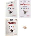 Limit Yayınları Limit Tyt Tarih Coğrafya ve Felsefe Soru Bankası 3lü Set + Telefon Standı
