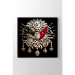 Limitless Design Osmanlı Devlet Arması - Tuğra Tablosu - 50 x 50 - Renkli