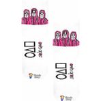 Limmon Store Squid Game Asker Temalı Beyaz Atletik Çorap - Renkli - 36 - 44