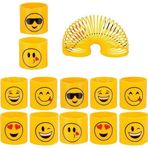 Limmy Emoji Stres Yayı Oyuncak Stres Yayı - 6 cm çapında - 3 Adet