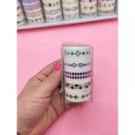 Limmy Renkli Yaldızlı Vintage Washi Tape Bant Yapışkanlı Maskeleme Kağıdı 5 Lı - Işıltı