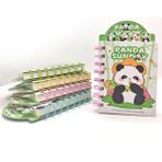 Limmy Sevimli Panda Ayraçlı Mini Not Defteri (9X14,5 Cm) - Şirin Panda
