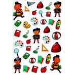 Limmy Sticker Kabartmalı A4 Boyutunda Stiker Defter, Planlayıcı Etiket -(LIM104) - Okul, Ders