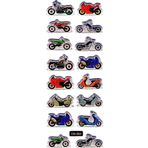 Limmy Sticker Kabartmalı Sticker Defter, Planlayıcı Etiket - (cb-593) 16x7 cm- Renkli Motorlar