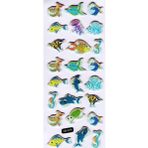 Limmy Sticker Kabartmalı Sticker Defter Planlayıcı Etiket (cb514) 16x7 cm- Mutlu Balıklar