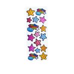 Limmy Sticker Kabartmalı Stiker Defter, Planlayıcı Etiket Renkli Yıldızlar (cb426) 16x7 cm