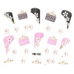 Limmy Tırnak Sticker, Tırnak Süsleme, Nail Art - Desenli Çiçek 6 x 5 cm