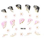 Limmy Tırnak Sticker, Tırnak Süsleme, Nail Art Motif Çiçek 6 x 5 cm