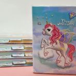 Limmy Unicorn Temalı A6 Not Defteri , Ayraçlı Ajanda - Mavi