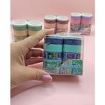 Limmy Vintage Washi Tape Bant Baskılı Yapışkanlı Maskeleme Kağıdı Desenli Bant 10'lu - Mavi Pul Mektup
