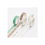 Limmy Vintage Washi Tape Bant Baskılı Yapışkanlı Maskeleme Kağıdı Sevimli Desenli Bant 5 Li - Geometri