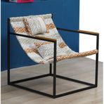 Limni Home Modern İskandinav Metal İskeletli Teddy Berjer