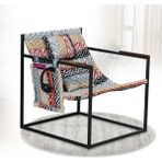 Limni Home Teddy Berjer Modern Iskandinav , Salon, Balkon, Ofis, Bekleme, Güzellik Merkezi Metal Iskeletli - Kırmızı