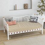 LimniHome Limni Home Lars Metal Divan ve Karyola Yatak Seti Beyaz